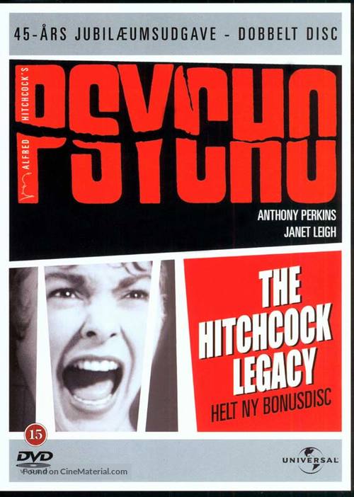 Psycho - Danish DVD movie cover