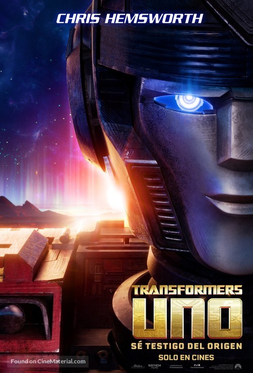 Transformers One - Mexican Movie Poster