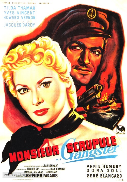 Monsieur Scrupule gangster - French Movie Poster