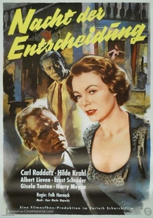 Nacht der Entscheidung - German Movie Poster