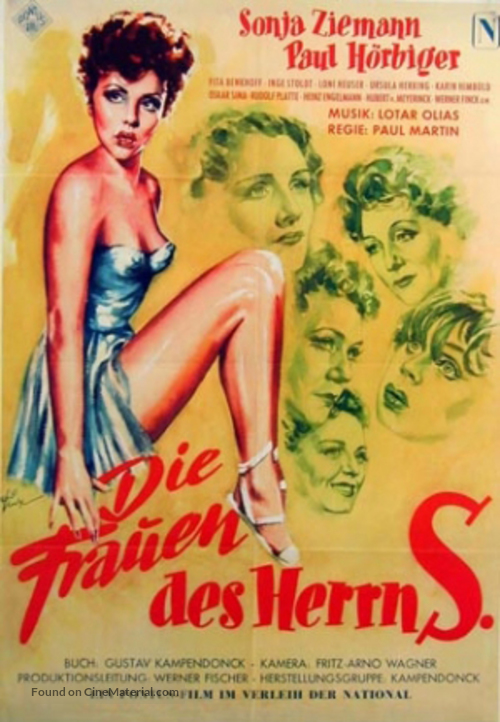 Die Frauen des Herrn S. - German Movie Poster