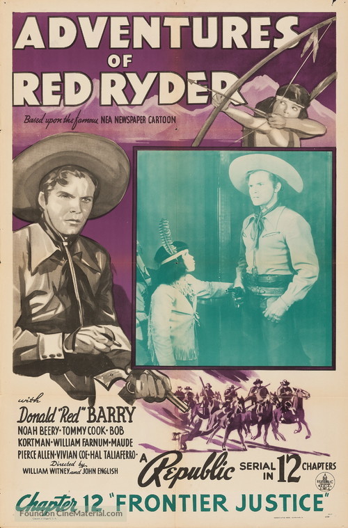 Adventures of Red Ryder - Movie Poster