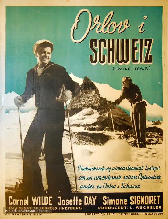 Swiss Tour - Danish Movie Poster