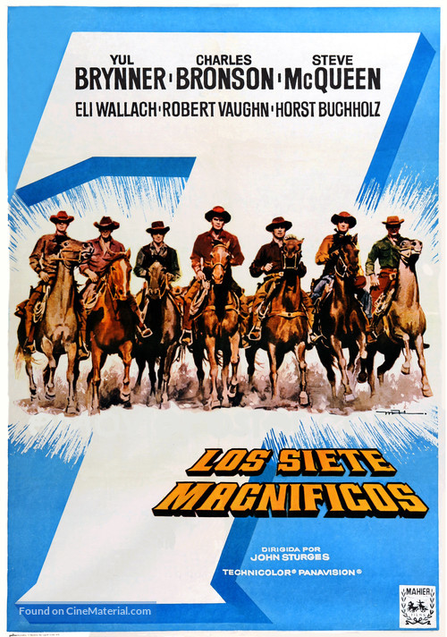 The Magnificent Seven - Spanish Movie Poster