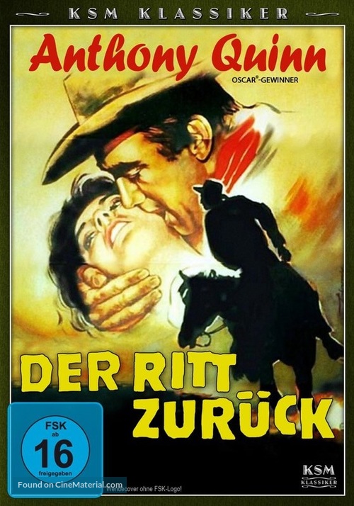 The Ride Back - German DVD movie cover