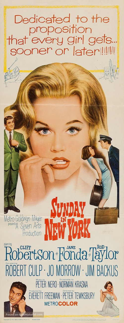 Sunday in New York - Movie Poster