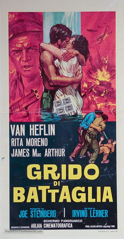 Cry of Battle - Italian Movie Poster