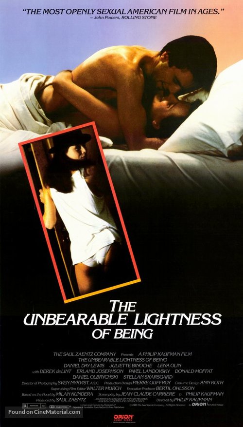 The Unbearable Lightness of Being - Movie Poster