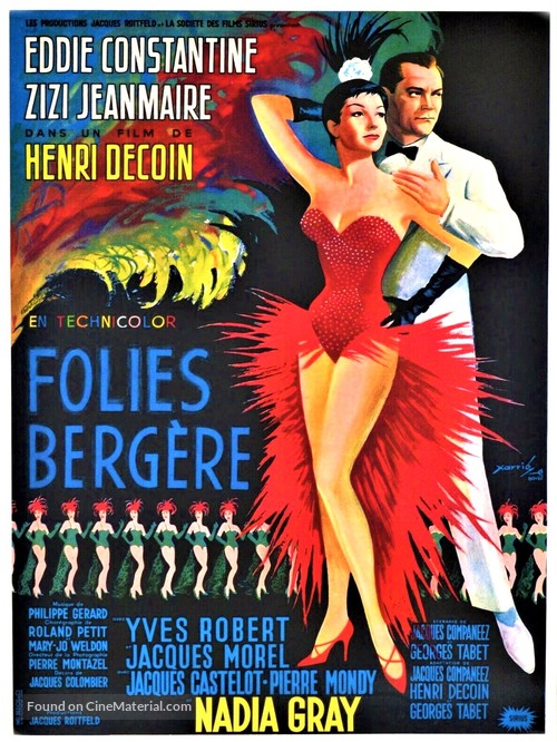 Folies-Berg&egrave;re - French Movie Poster