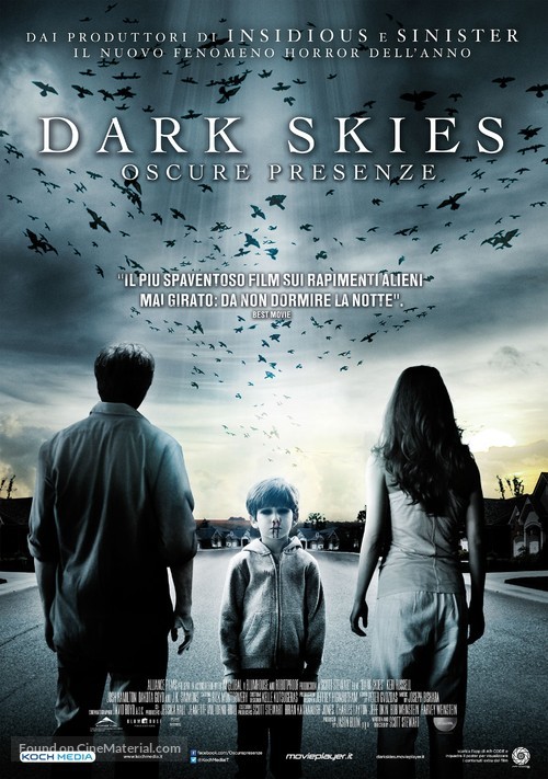 Dark Skies - Italian Movie Poster