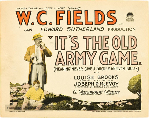 It&#039;s the Old Army Game - Movie Poster
