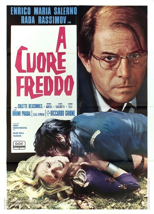 A cuore freddo - Italian Movie Poster