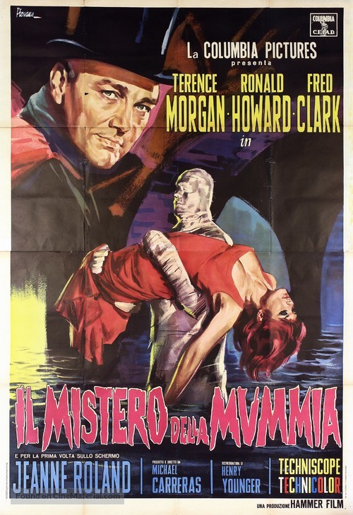 The Curse of the Mummy&#039;s Tomb - Italian Movie Poster