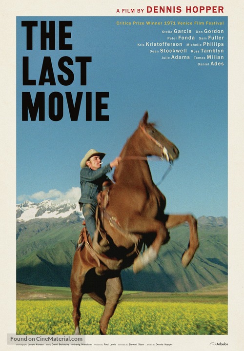 The Last Movie - Re-release movie poster