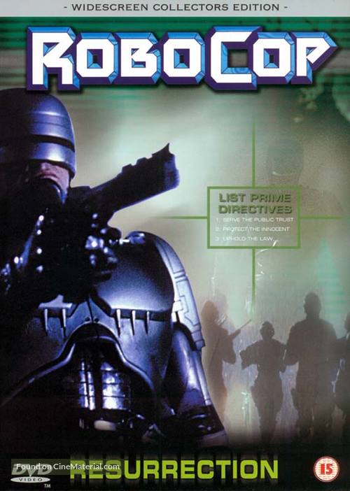 &quot;Robocop: Prime Directives&quot; - British DVD movie cover