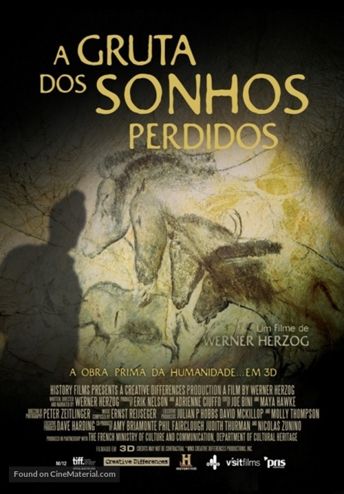 Cave of Forgotten Dreams - Portuguese Movie Poster