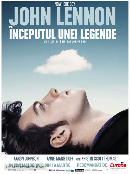 Nowhere Boy - Romanian Movie Poster