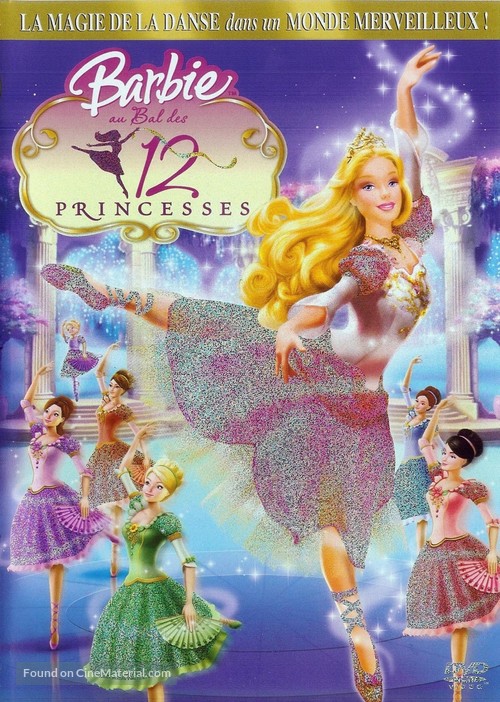 Barbie in the 12 Dancing Princesses - French DVD movie cover