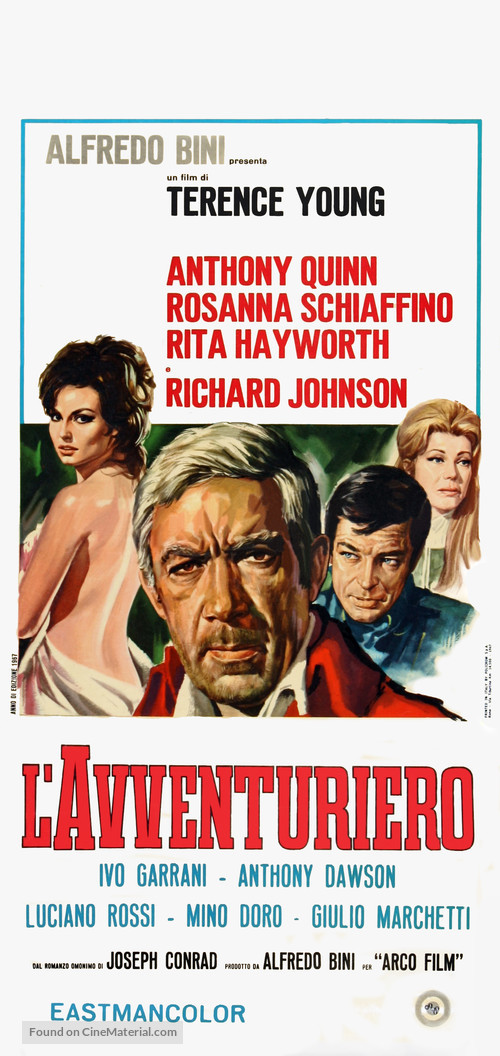 L&#039;avventuriero - Italian Movie Poster