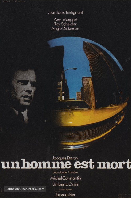 Un homme est mort - French Movie Poster