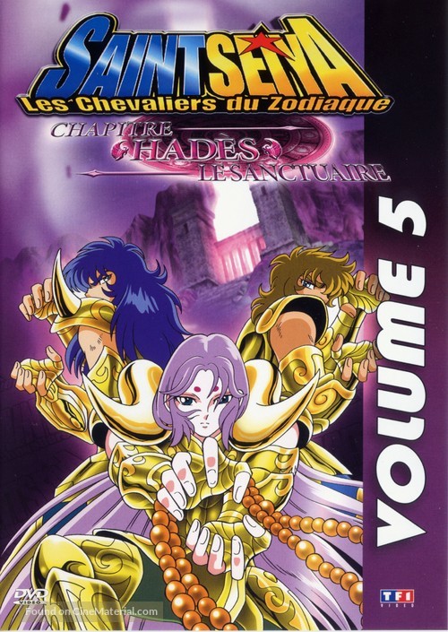 &quot;Saint Seiya: The Hades Chapter - Sanctuary&quot; - French DVD movie cover