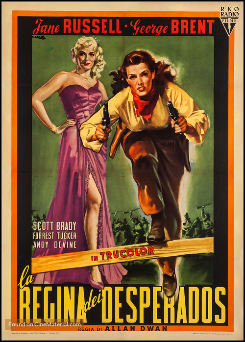 Montana Belle - Italian Movie Poster