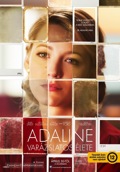 The Age of Adaline - Hungarian Movie Poster