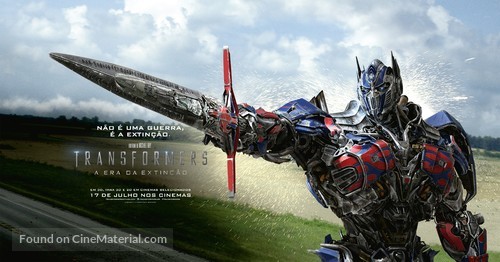 Transformers: Age of Extinction - Brazilian Movie Poster