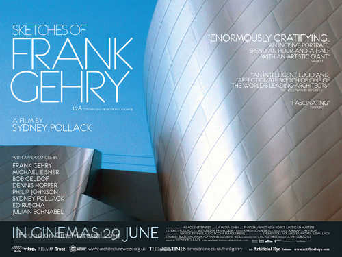 Sketches of Frank Gehry - British Movie Poster