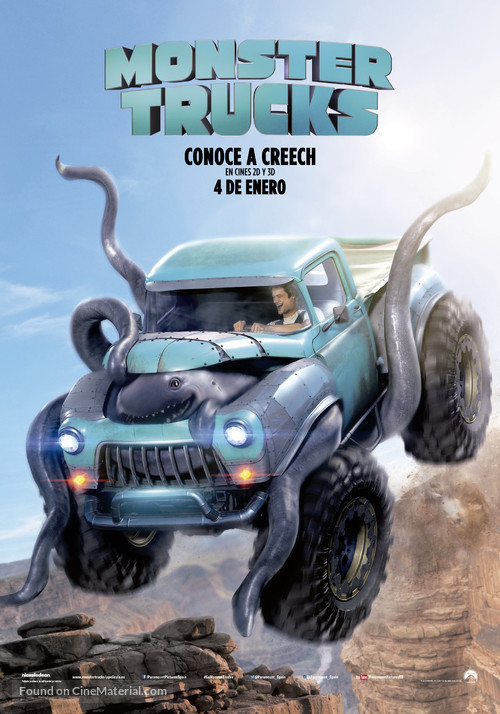 Monster Trucks - Spanish Movie Poster