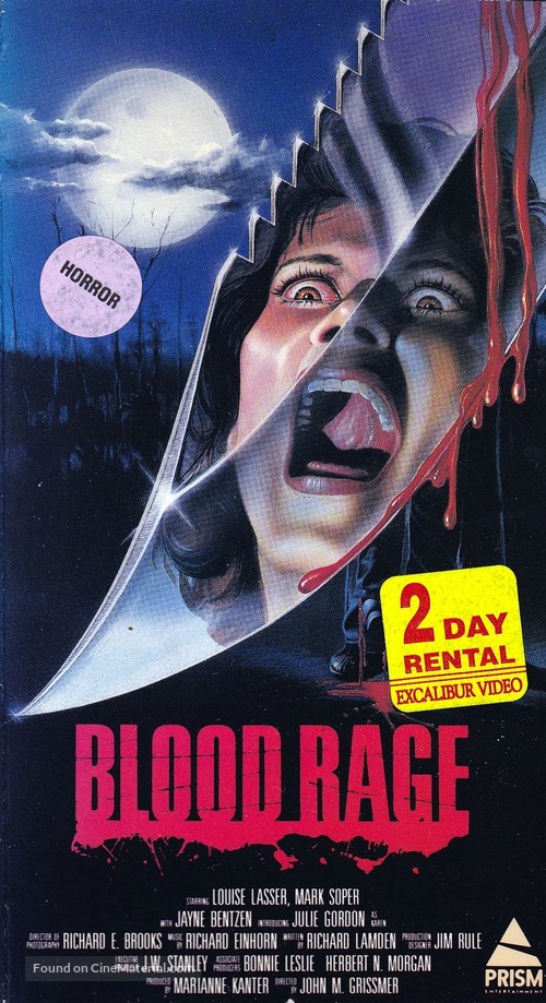 Blood Rage - Movie Cover