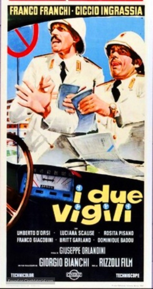 I due vigili - Italian Movie Poster