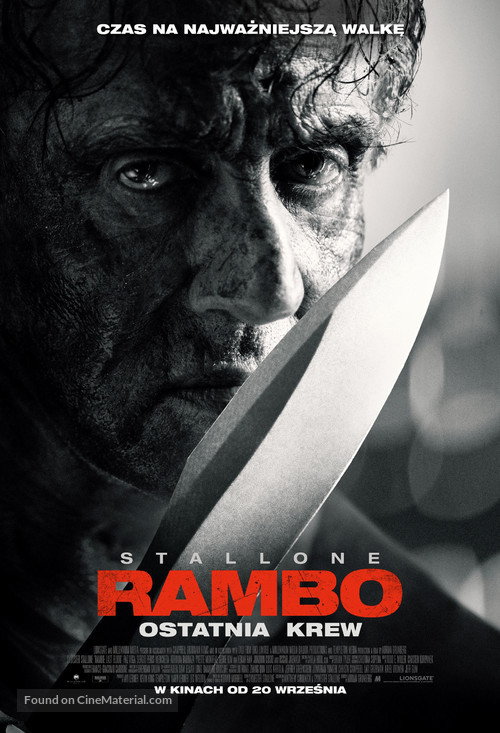 Rambo: Last Blood - Polish Movie Poster