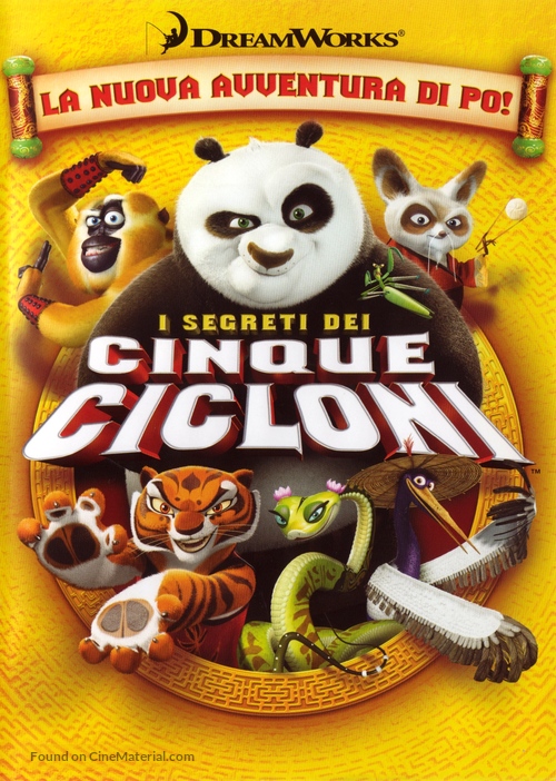 Kung Fu Panda: Secrets of the Furious Five - Italian Movie Cover