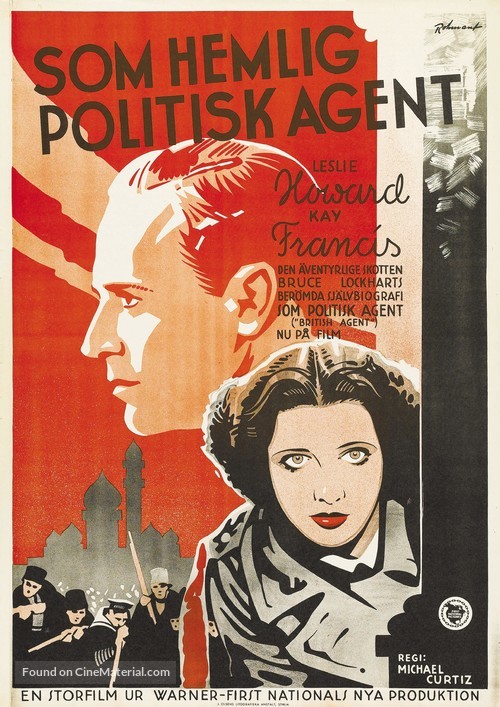 British Agent - Swedish Movie Poster