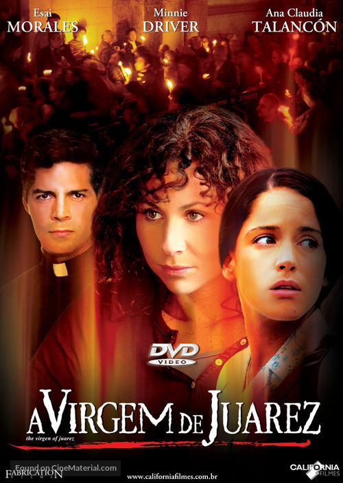 The Virgin of Juarez - Brazilian DVD movie cover