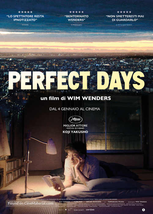 Perfect Days - Italian Movie Poster