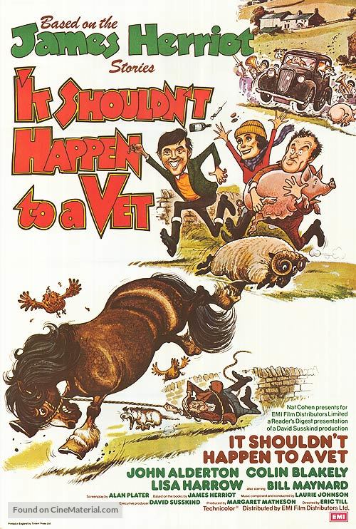 It Shouldn&#039;t Happen to a Vet - British Movie Poster