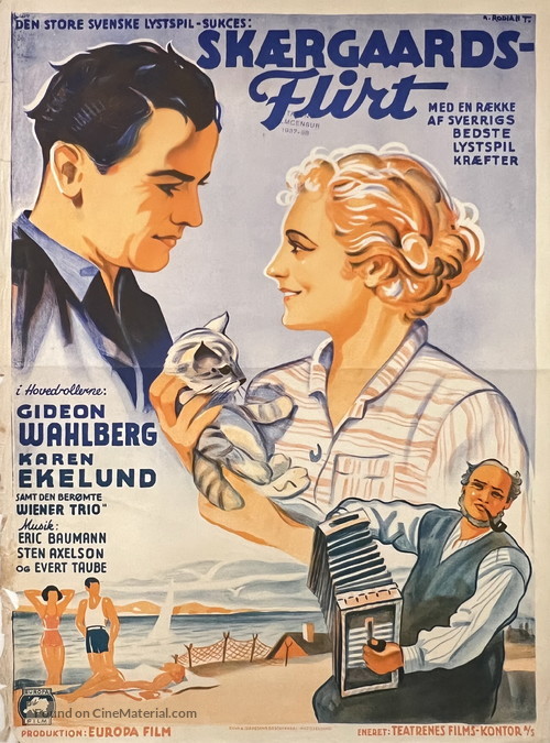 Sk&auml;rg&aring;rdsflirt - Danish Movie Poster