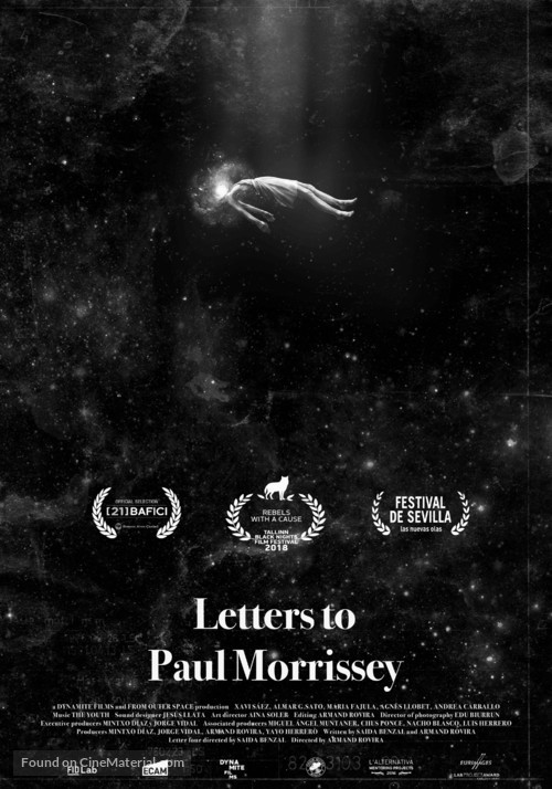 Letters to Paul Morrissey - International Movie Poster