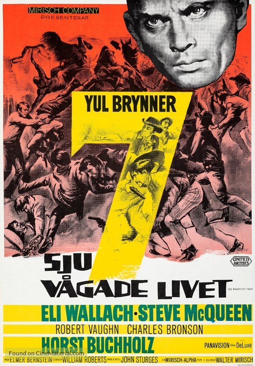 The Magnificent Seven - Swedish Movie Poster