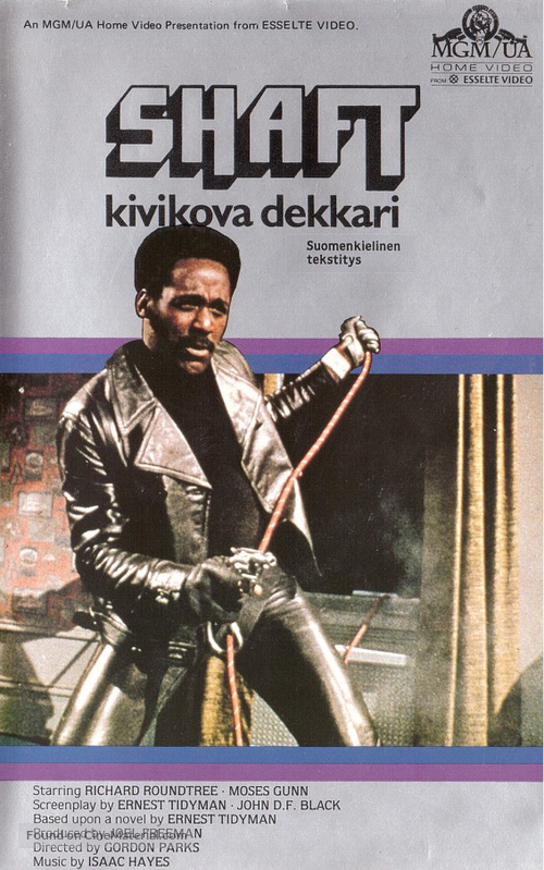 Shaft - Finnish VHS movie cover