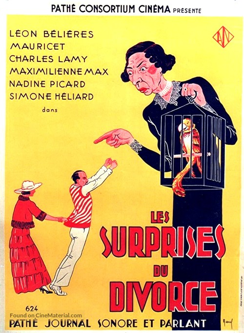 Les surprises du divorce - French Movie Poster