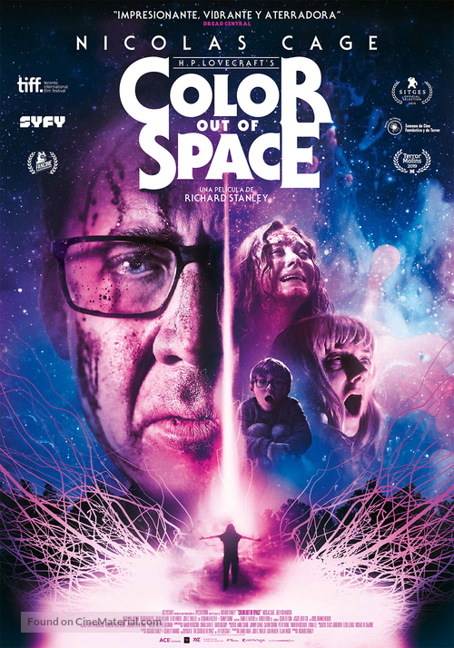 Color Out of Space - Spanish Movie Poster