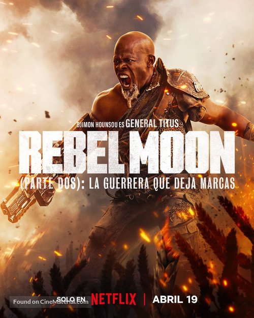 Rebel Moon - Part Two: The Scargiver - Argentinian Movie Poster