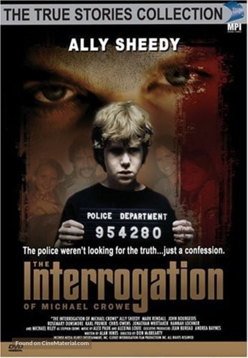 The Interrogation of Michael Crowe - DVD movie cover