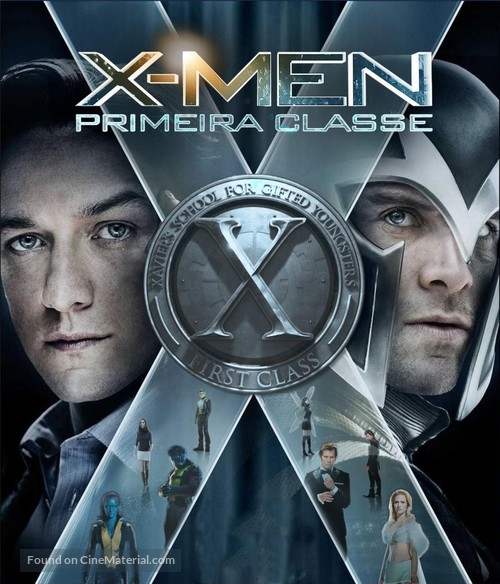 X-Men: First Class - Brazilian Blu-Ray movie cover