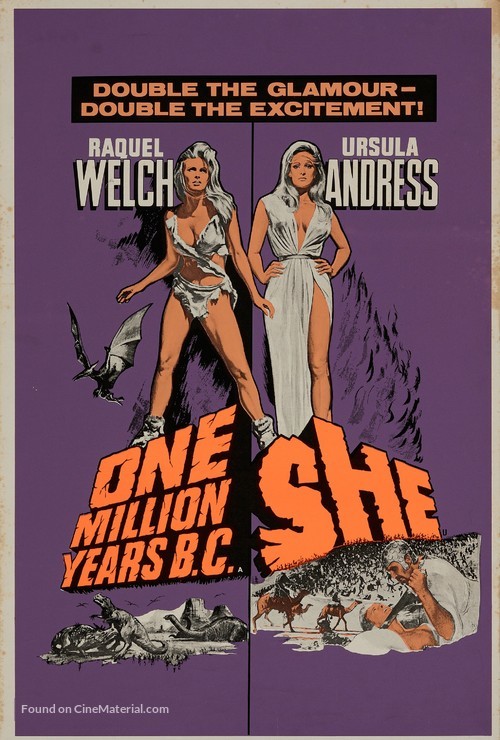 One Million Years B.C. - British Combo movie poster