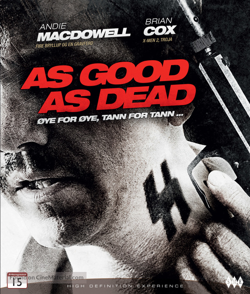 As Good as Dead - Norwegian Blu-Ray movie cover