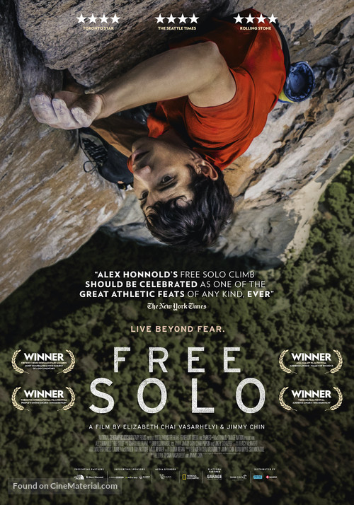 Free Solo - Australian Movie Poster